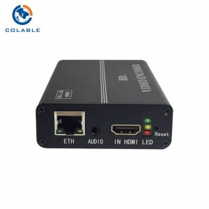 Single Channel Dual Stream HLS RTMP H.264 Encoding IPTV Encoder
