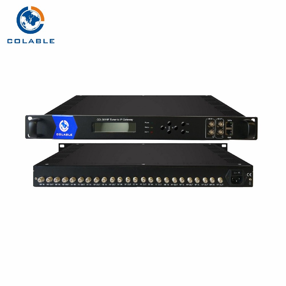 Optional Tuners Input FTA MPEG4 Decoder DVB-S/S2/T/T2 To IP Gateway